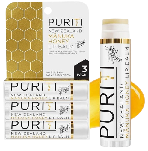 Manuka Honey Lip Balm - Pack 3